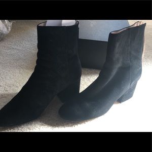 Black J. Crew Sadie Booties (gently used)
